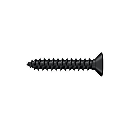 Deltana Wood Screw, Black Brass SCWB12125U19